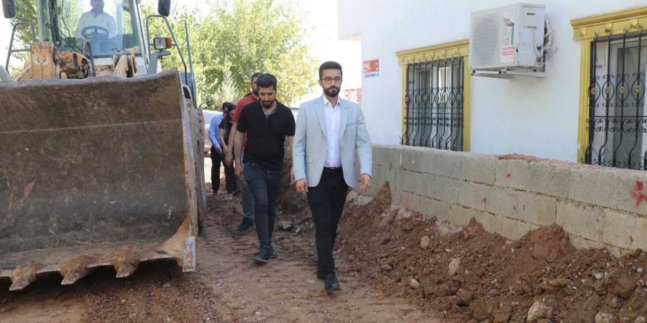 Cizre Eş Başkanı Durmuş, Kanalizasyon Çalışmalarını İnceledi