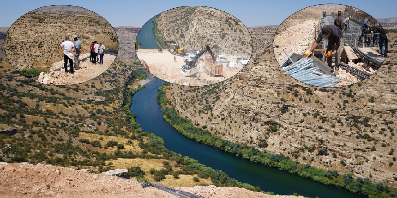 Dicle Nehri üzerinde  Türkiye’nin en büyük “Cam Teras” projesi yapımına başlandı