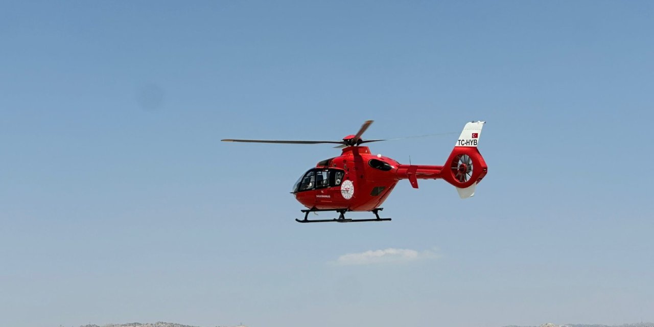 Şırnak’ta ambulans helikopter “Umut” bebeğe umut olmak için havalandı