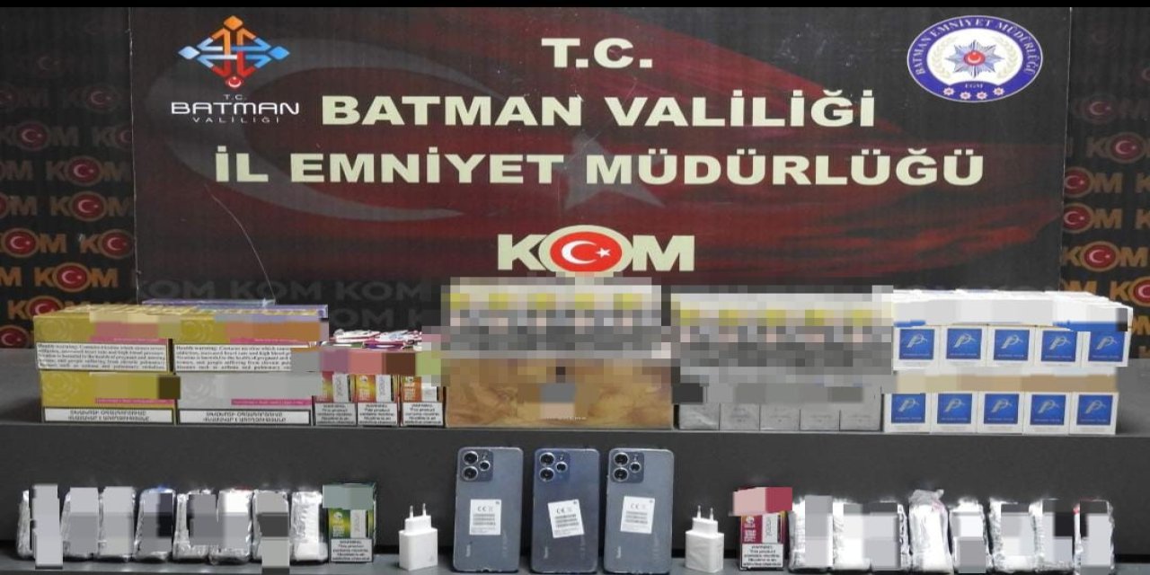 Batman’da Kaçak sigara operasyonu