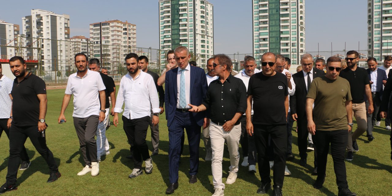 TFF Başkanı Amedspor tesislerinde