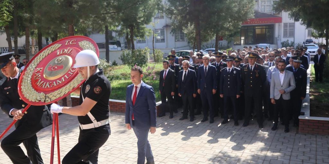 30 Ağustos Zafer Bayramı'nın 102. Yıldönümü İdil’de coşku ile kutlandı