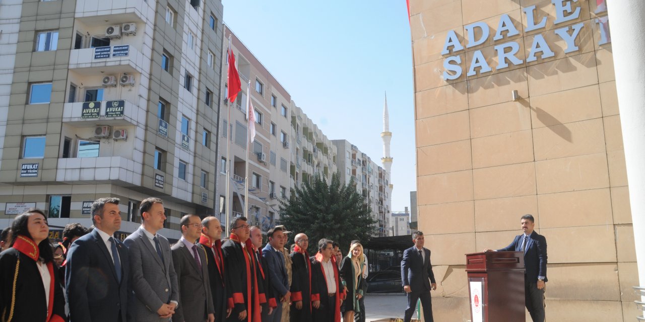 Cizre Adalet Sarayı’nda adli yıl açılış töreni geniş bir katılımla yapıldı