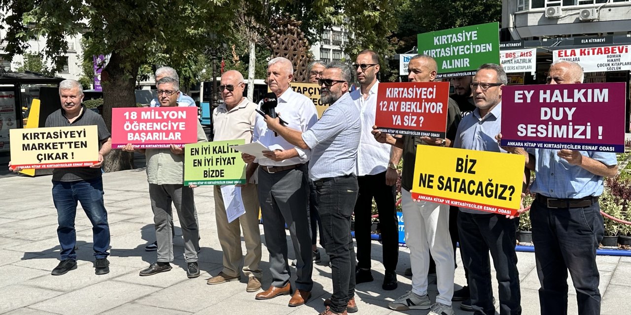 Kırtasiyeciler Odası'ndan kırtasiye ürünlerinin zincir marketlerde satılmasına tepki