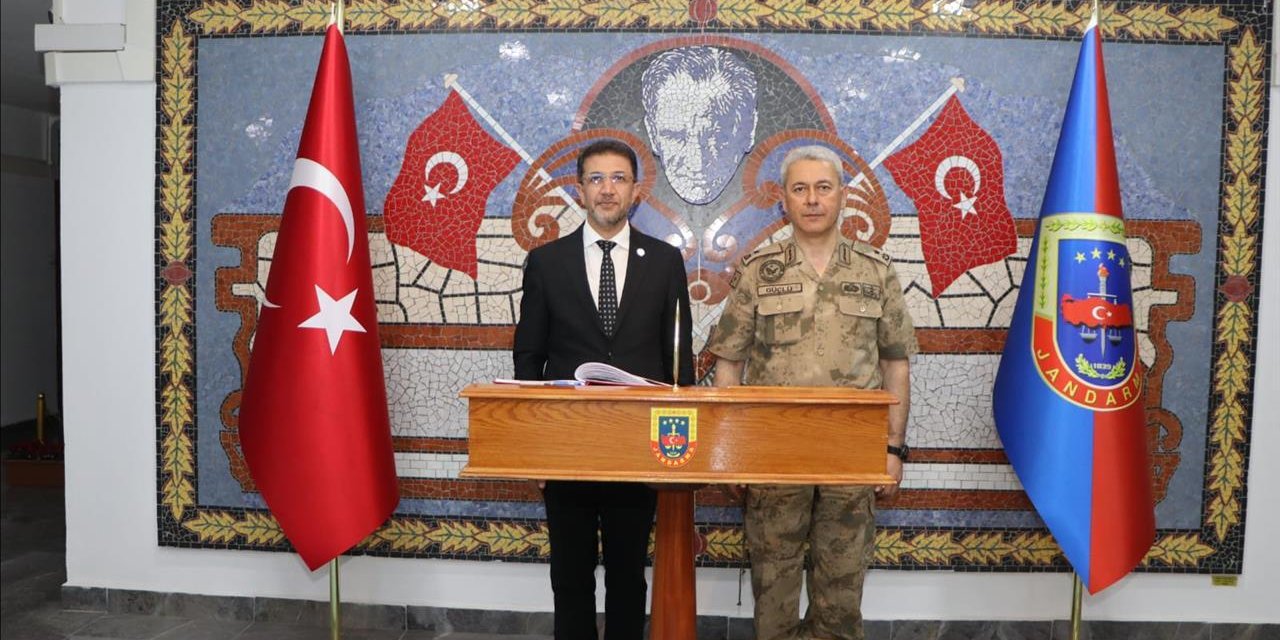 Rektör Prof. Dr. Abdurrahim Alkış’tan Tuğgeneral Şinasi Güçlü’ye Ziyaret