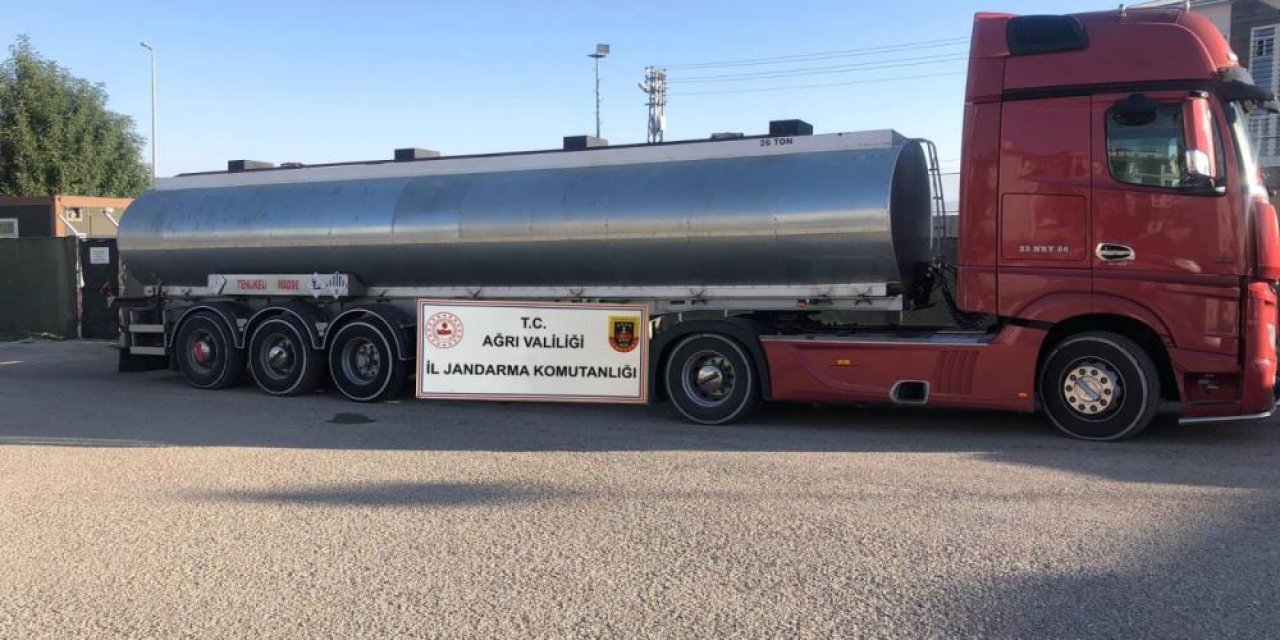 Ağrı'da 13 ton 700 litre kaçak akaryakıt ele geçirildi