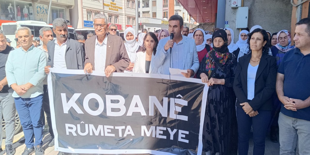 DEM Parti Şırnak İl Başkanlığı’ndan Kobanê Yıl Dönümünde Basın Açıklaması