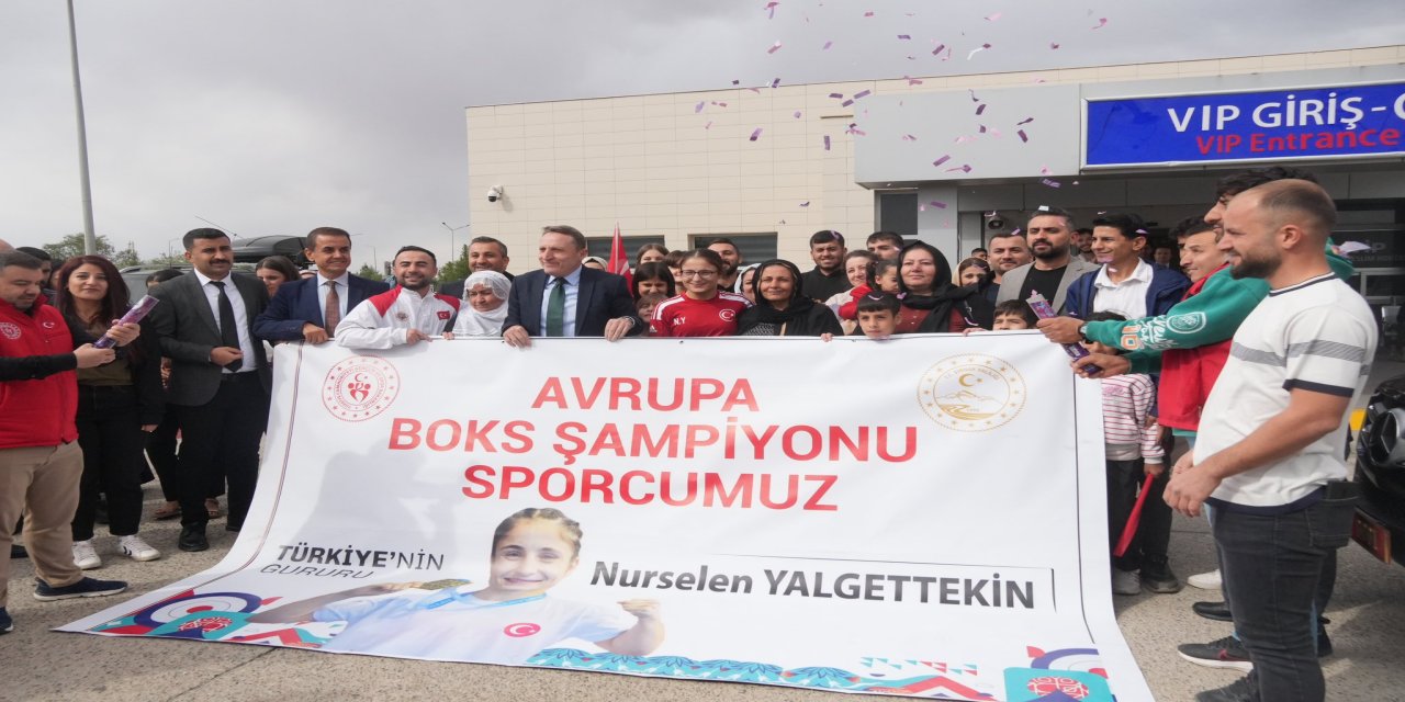 Avrupa Şampiyonu Yalgettekin’in zaferi, Şırnak'ta büyük sevinçle karşılandı.