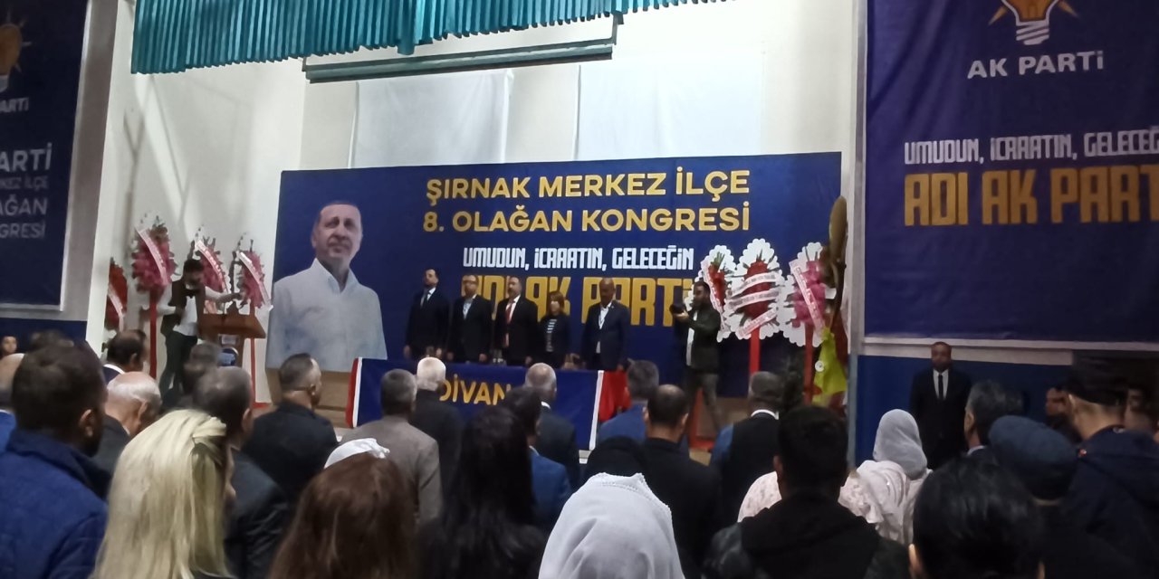 AK Parti Şırnak Merkez İlçe Kongresi Miting Havasında Geçti: Rahmet Taşar Güven Tazeledi