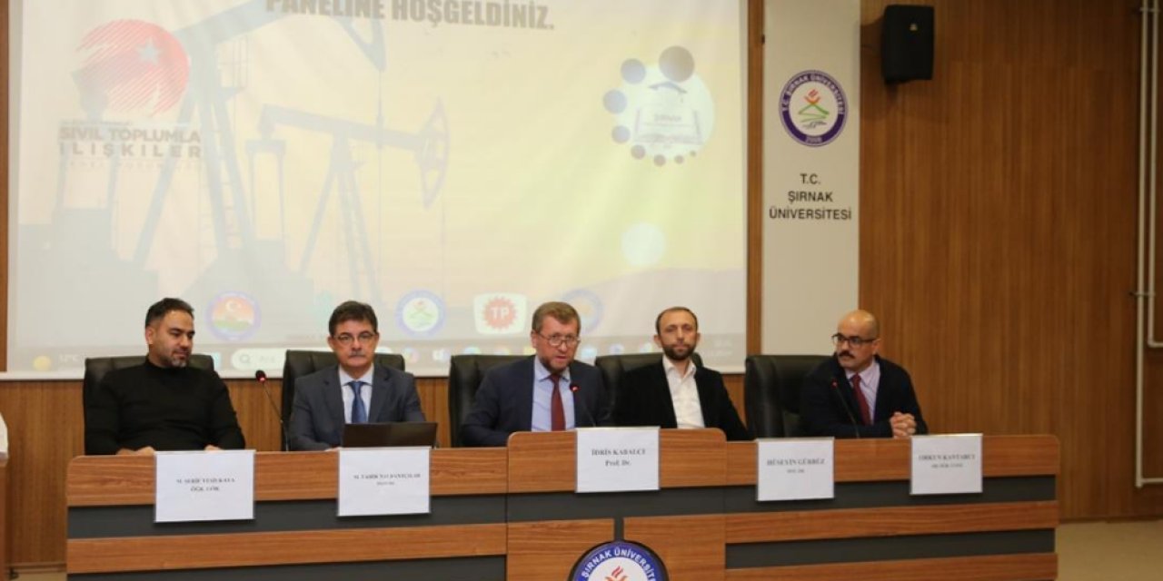 Şırnak'ta 'Gabar Petrolü ve Türkiye'nin Enerji Güvenliği' Paneli