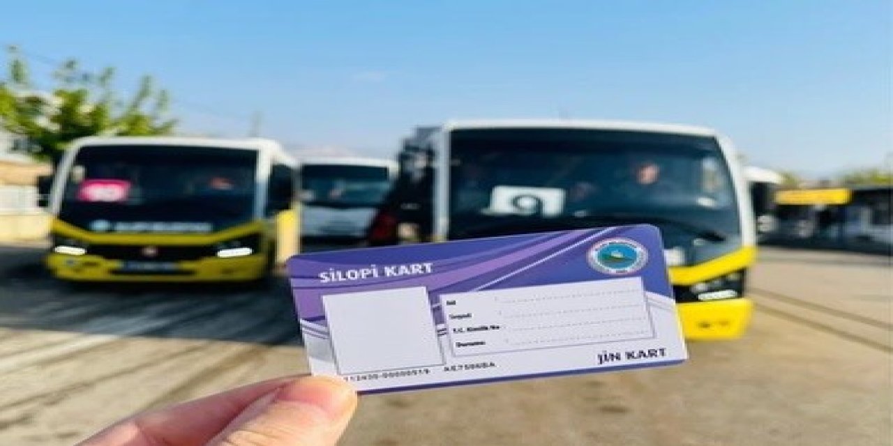 Silopi’de Toplu Taşımada JIN KART Kullanan kadın sayısı 13.238 oldu