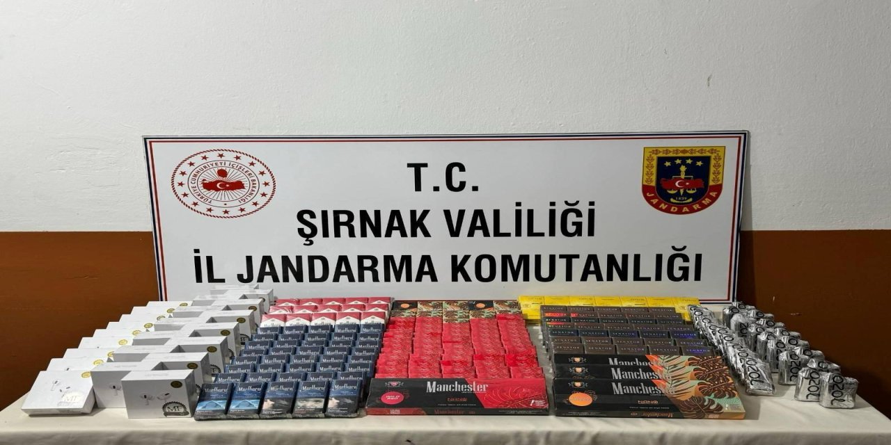 Şırnak’ta Kaçakçılıkla Mücadele: 250 Bin TL Değerinde Malzeme Ele Geçirildi