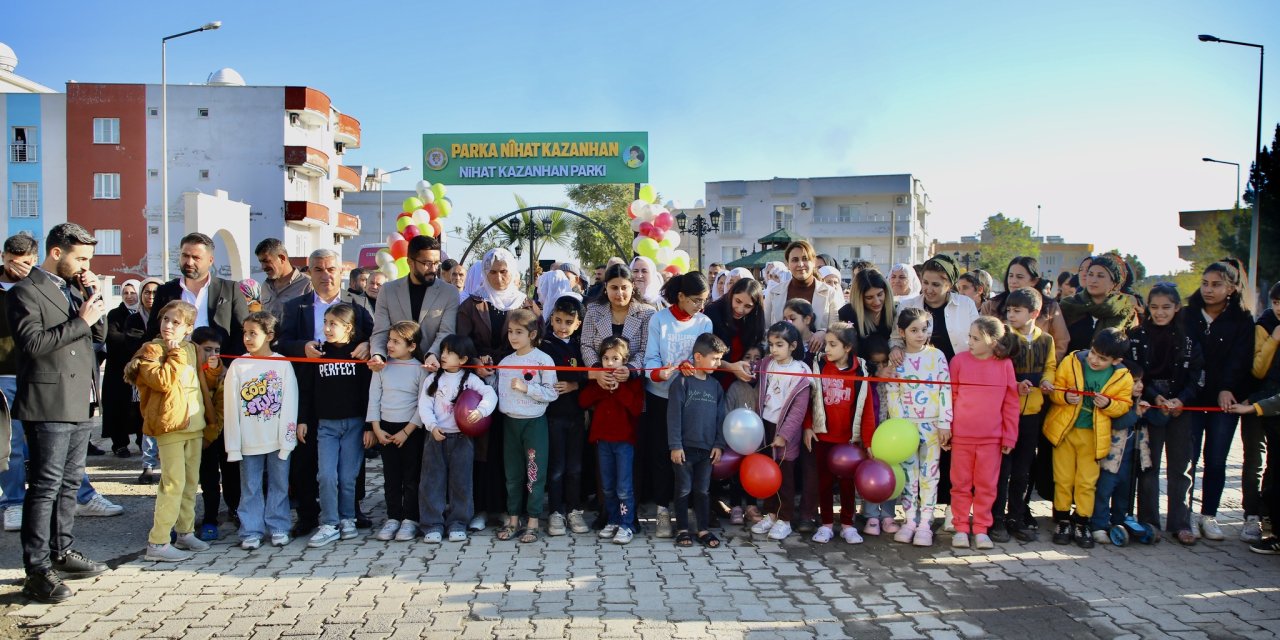 Cizre’de Nihat Kazanhan Parkı görkemli tören ile açıldı