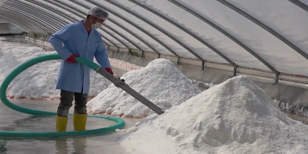 Bin 300 metreden çıkan kaynak suyuyla üretiliyor: 84 mineralli tuz, AB'den coğrafi işaret onayı bekliyor