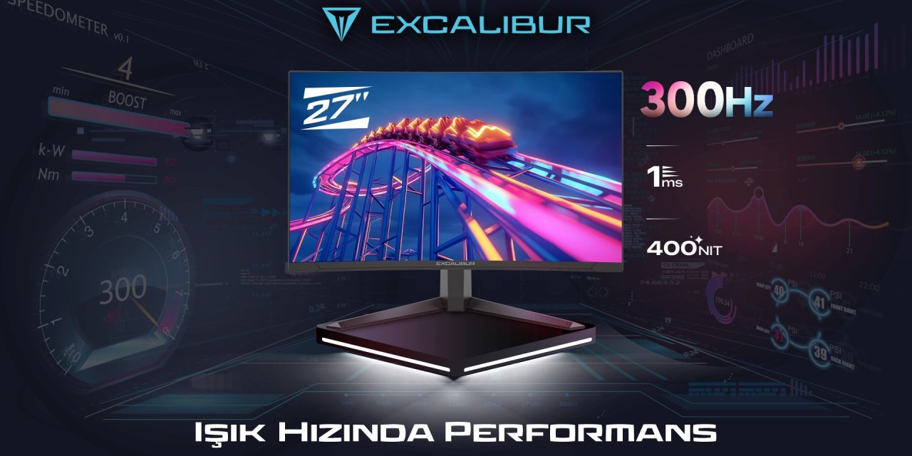 Yeni Excalibur 27” Curved Gaming Monitör satışa çıktı