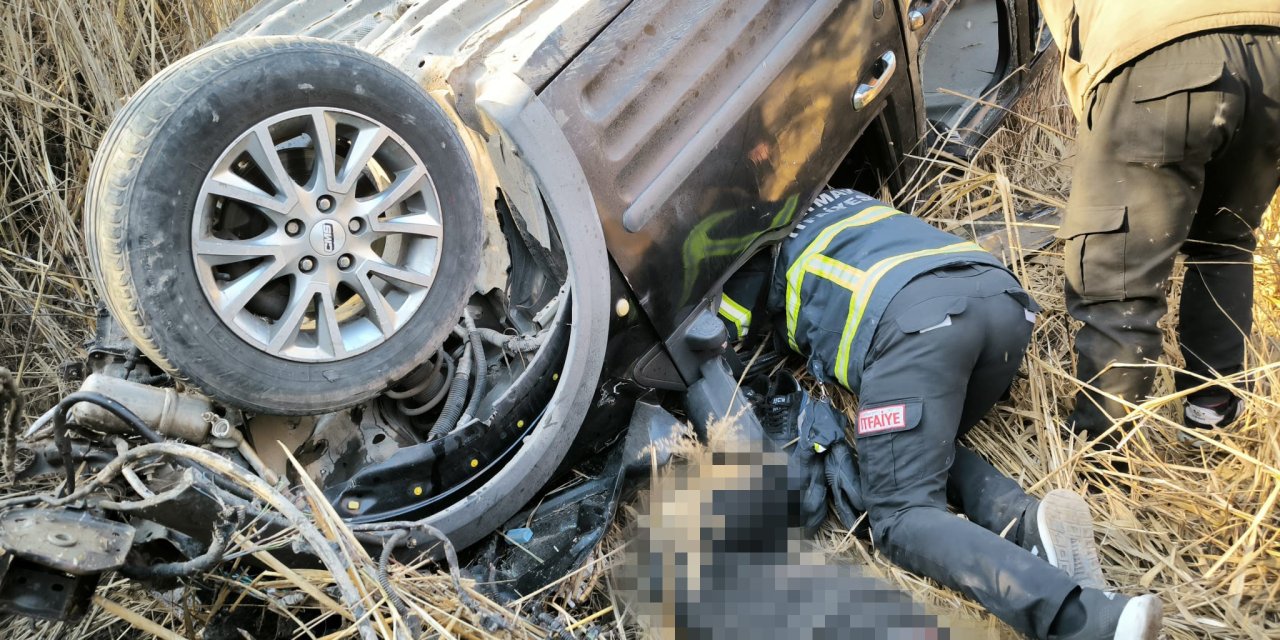 Diyarbakır'da trafik kazası 1 ölü, 1 yaralı