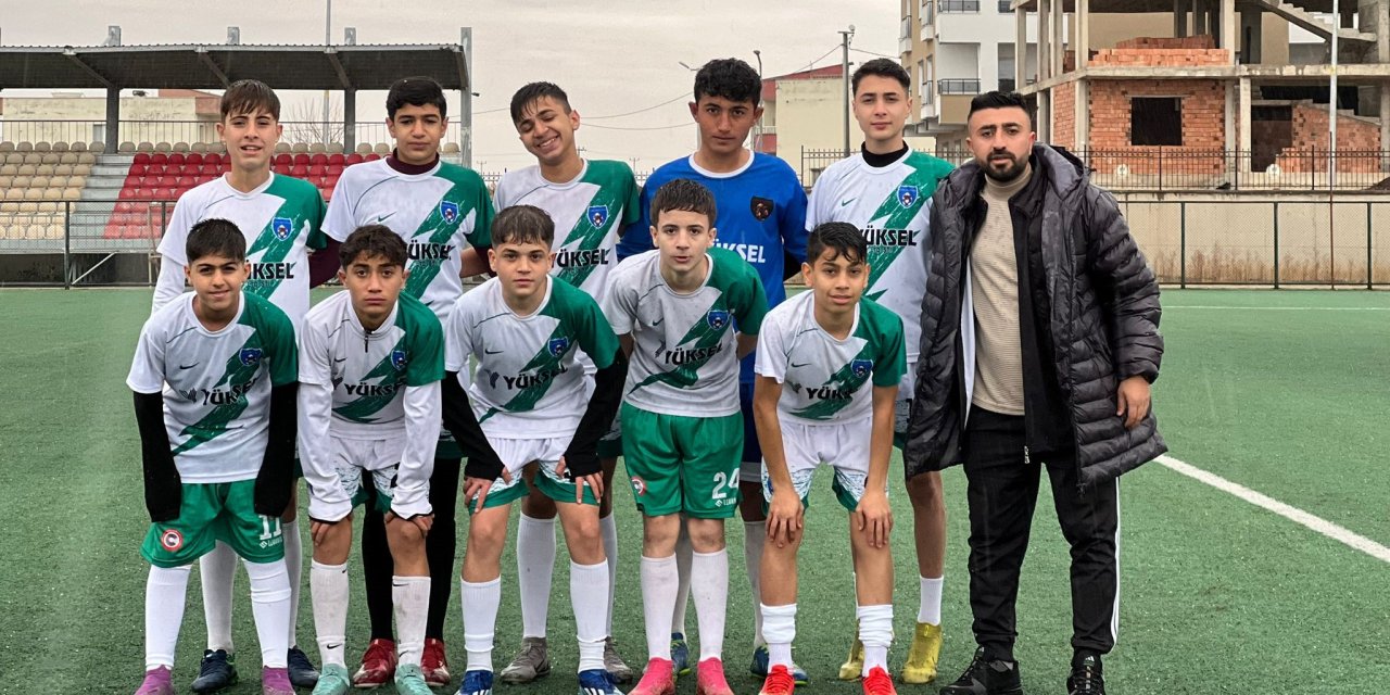 U14 Gelişim liginde Cizre Dicle Spor, İdil Sporu 8-1 yendi