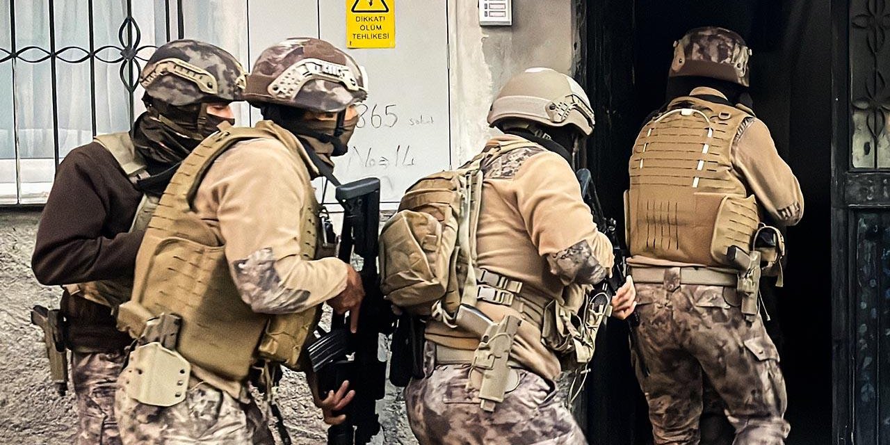 23 ilde"Hücre-8" operasyonu; 64 gözaltı