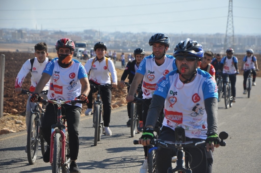 Pedallar lösemiye dikkat çekmek için Cudi Dağı'na çevrildi