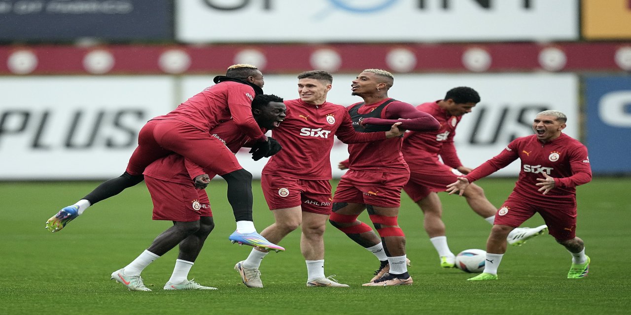 Galatasaray, Samsunspor maçı hazırlıklarını sürdürdü