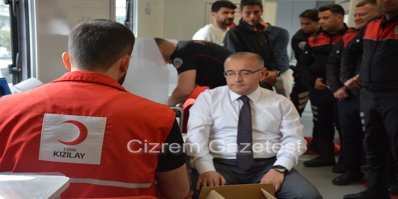 Silopi’de Polis Haftasında Kan Bağışı Seferberliği