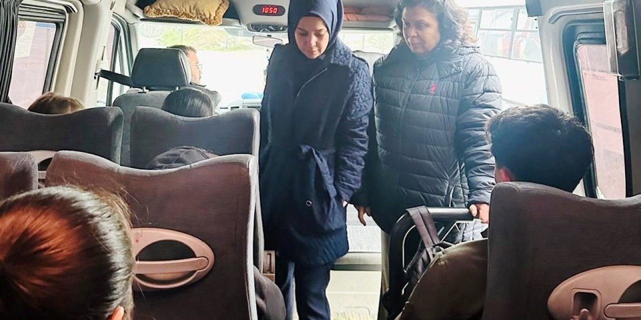 Cizre’de okul servis araçları denetlendi