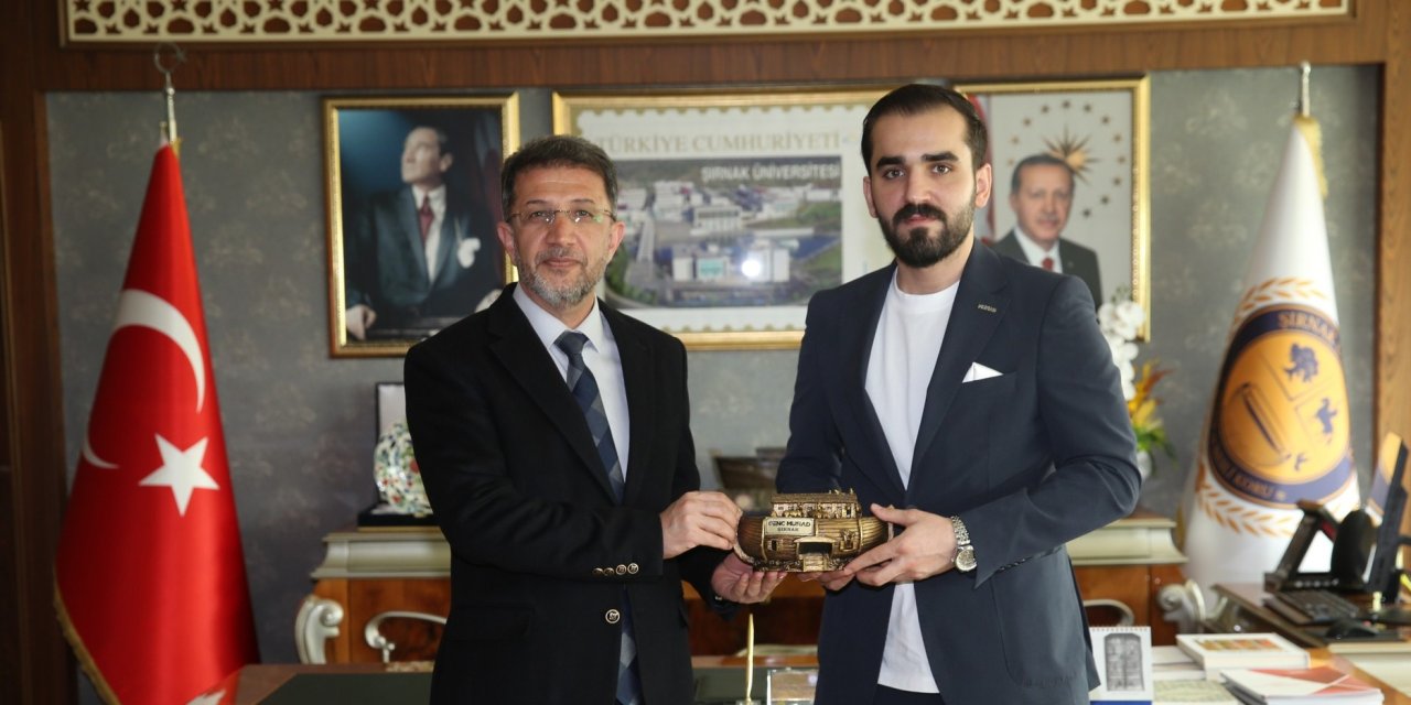 Genç MÜSİAD Başkanından, Şırnak Üniversitesi Rektörü Alkış’a ziyaret