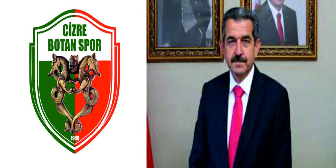 Botan Spor Kulübünden Vali Birol Ekici’ye teşekkür