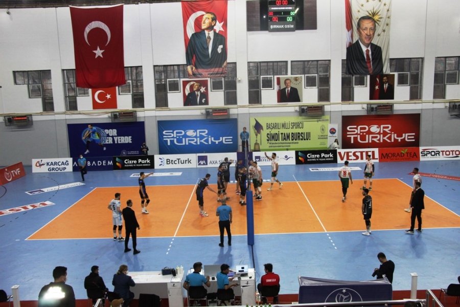 CİZRE BELEDİYESPOR: 0 - HALKBANK: 3