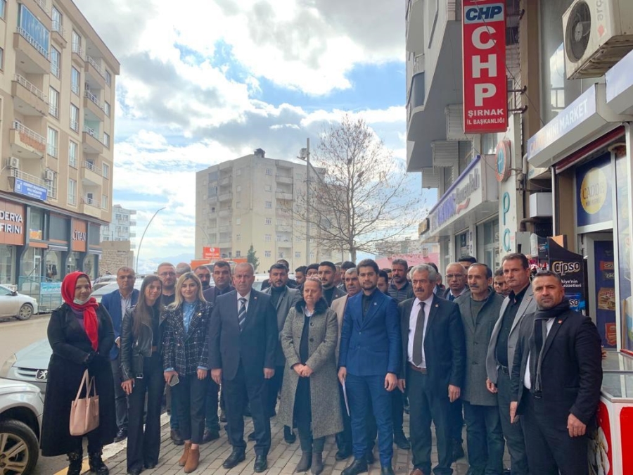 CHP ŞIRNAK İL TEŞKİLATI YÜKSEK ELEKTRİK FATURALARINI PROTESTO ETTİ