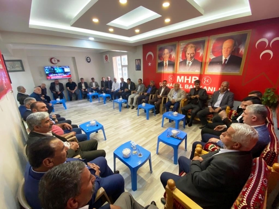 MHP ŞIRNAK İL TEŞKİLATI BAYRAMI ‘BİRLİK’ HAVASINDA GEÇİRDİ