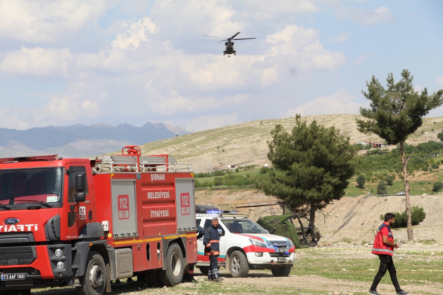 Şırnak’ta bölge UMKE tatbikatı gerçeği aratmadı