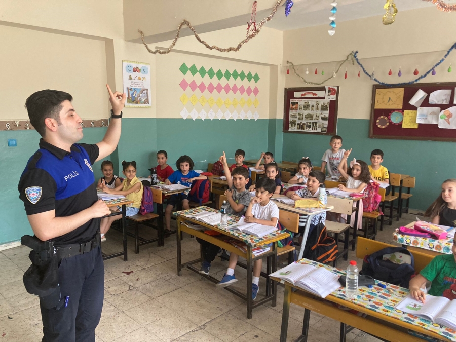 Cizre Polisi Boğulma Olaylarına karşı Öğrencileri Uyardı