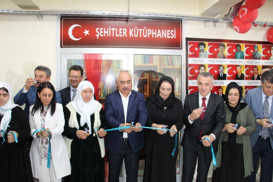 Şırnak’ta 19 şehit adına “Şehitler Kütüphanesi” açıldı