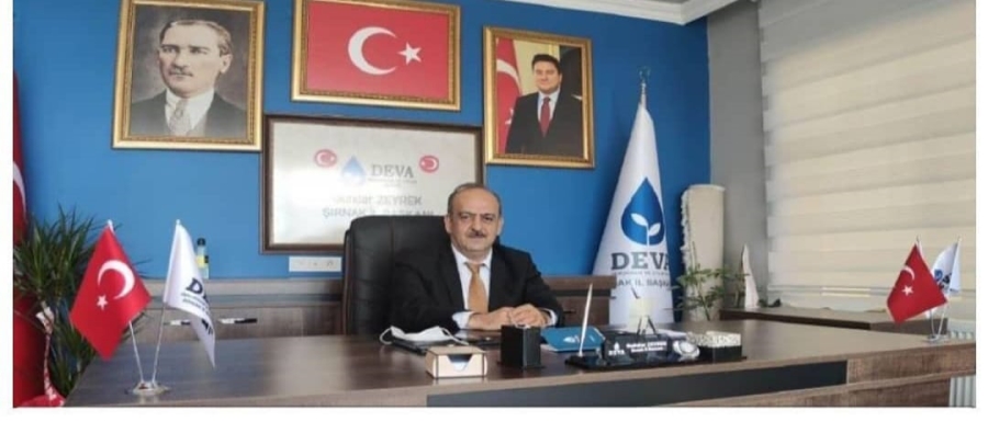 DEVA PARTİSİ ŞIRNAK İL BAŞKANI GUHDAR ZEYREK’TEN KURBAN BAYRAMI MESAJI