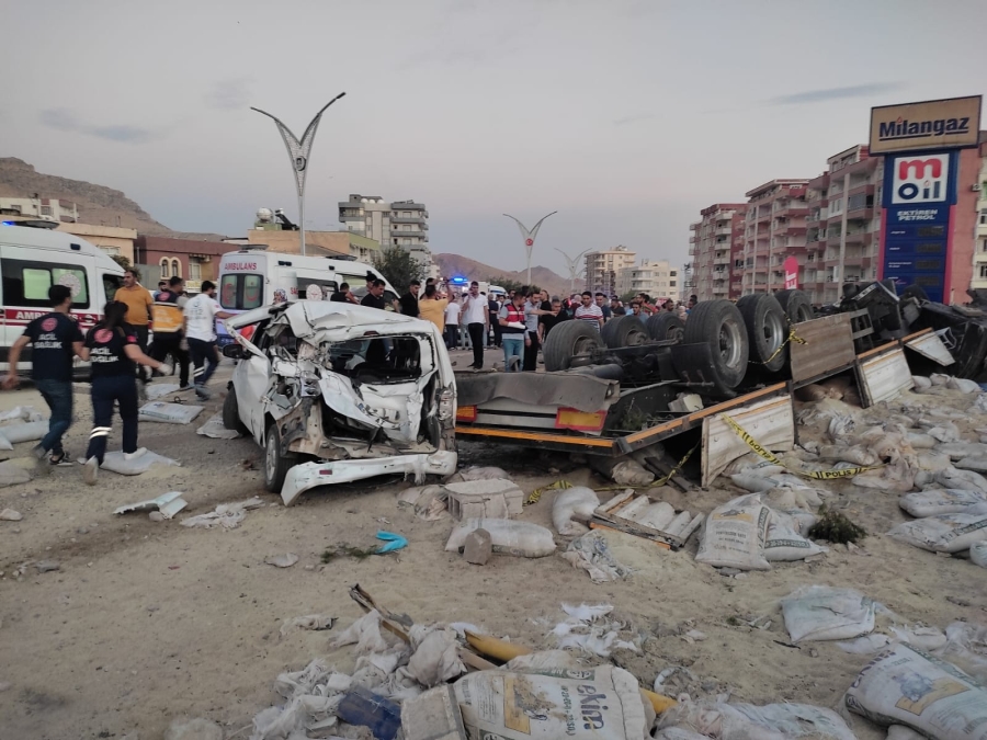 Mardin’de freni patlayan tır dehşet saçtı: 8 ölü, çok sayıda yaralı