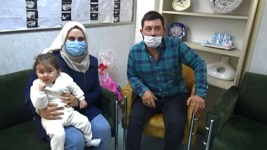 Mardinli çiftin 12 yıllık çocuk hasreti Diyarbakır’da son buldu