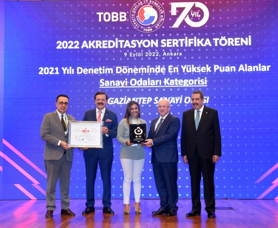 TOBB'dan GSO'ya Uluslararası Akreditasyon belgesi  