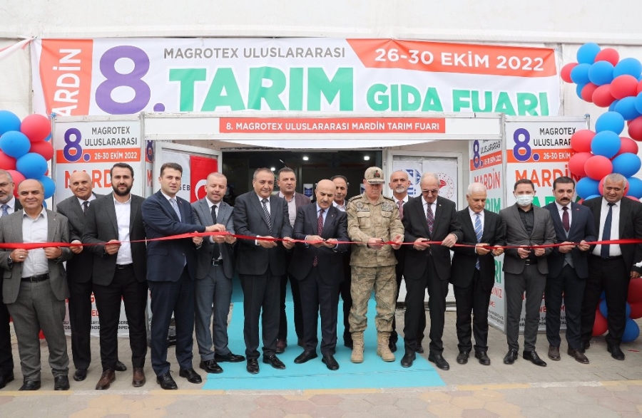 Mardin’de 8. Tarım Ekipmanları, Gıda ve Hayvancılık Fuarı kapılarını açtı  