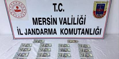 Mersin'de sahte dolarlar ele geçirildi