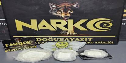 Ağrı'da tırda 1 kilo 728 gram metamfetamin ele geçirildi