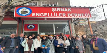 Şırnak Üniversitesi’nden Engelliler Derneği'ne Anlamlı Ziyaret