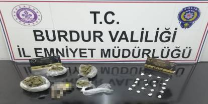 Burdur’da durdurulan araçtan uyuşturucu çıktı, 1 kişi tutuklandı