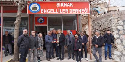 Şırnak Belediye Başkanı Mehmet Yarka’dan Engelliler Derneği’ne Ziyaret