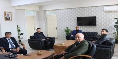 İdil Ziraat Fakültesi Dekanı Sürücü’den Milli Eğitim Müdürü Arslan’a ziyaret