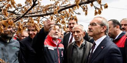 Bakan Yumaklı: "Don zararı görülen bölgelerde tüm üreticilere destek sağlanacak"