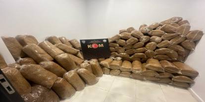 1 ton 240 kilo kıyılmış tütün ele geçirildi, 1 gözaltı
