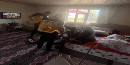 200 kilo ağırlığındaki kadın hastaneye nakledildi
