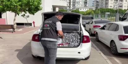 Adana'da 1 milyon 200 bin TL'lik kaçak sigara ele geçirildi: 2 tutuklama