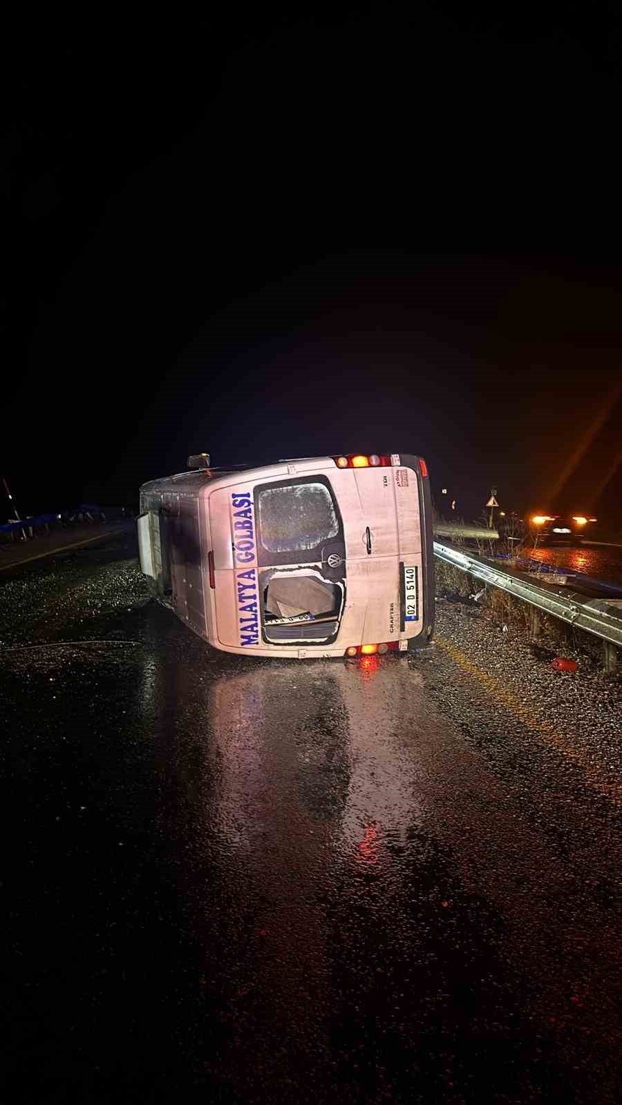 Malatya’da yol kan gölüne döndü